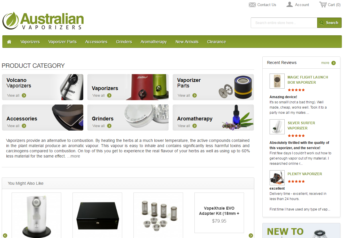 Austrialian Vaporizers